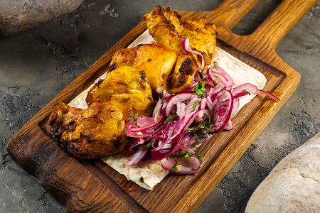 Филе цыпленка на углях