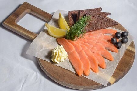Лосось слабой соли