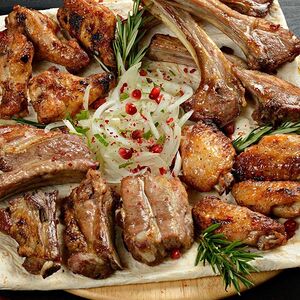 Ассорти мяса на косточке