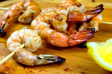 Креветки на гриле / Grilled Shrimp
