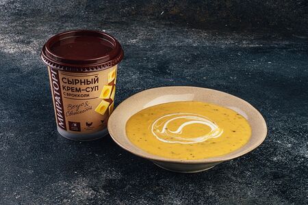 Крем-суп сырный с брокколи