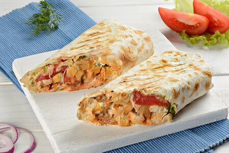 Шаверма по-гречески со свининой