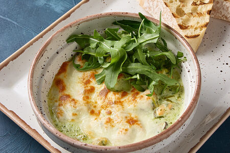 Мидии, запеченные в сливках