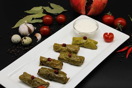 Долма в винoградных листьях