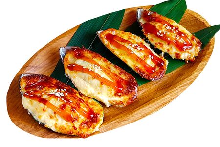 Мидии в чесночном соусе