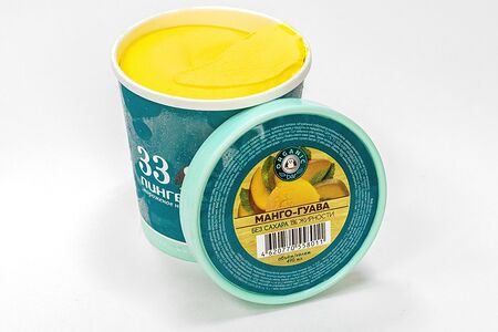 Мороженое Манго-гуава в ведёрке