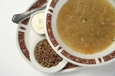 Щи суточные с гречневой кашей