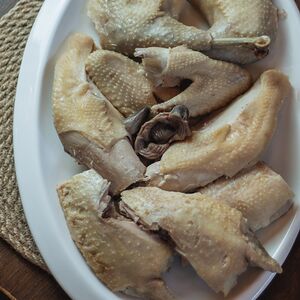 Տնական խաշած հավ