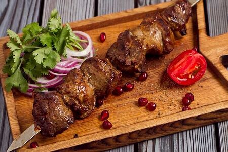 Шашлык из бараньей мякоти