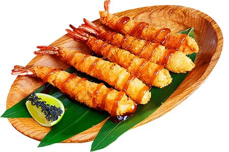 Креветки в темпуре