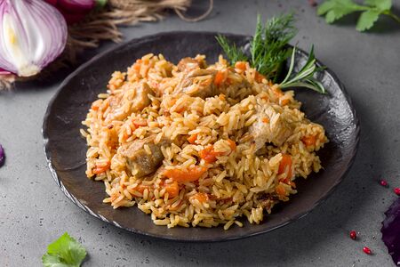 Плов с курицей