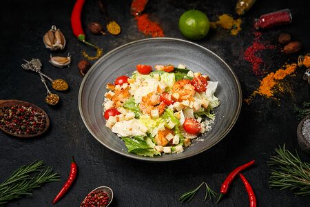 Цезарь с креветками