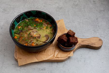 Суп грибной