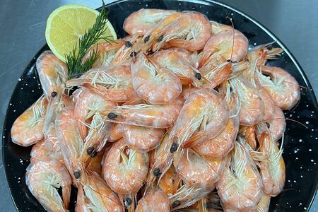 Креветки отварные