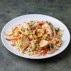 Ростки с курицей