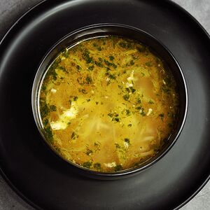 Куриный супчик с яйцом