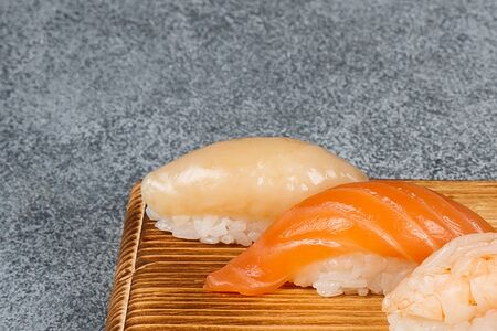 Суши гребешок