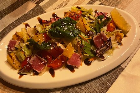 Салат Тунец-апельсин