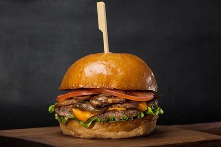 Грибной бургер