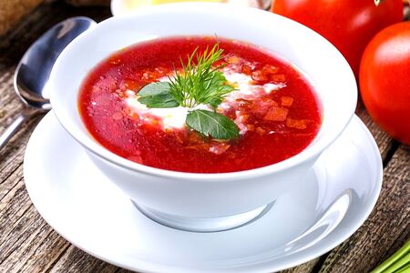 Борщ с говядиной