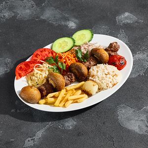 Кебаб с шампиньонами