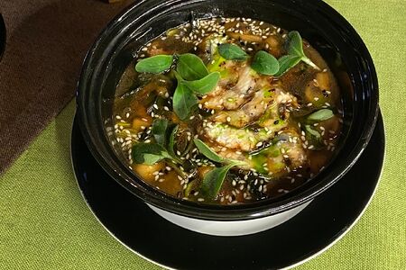 Паназиатский суп с угрем