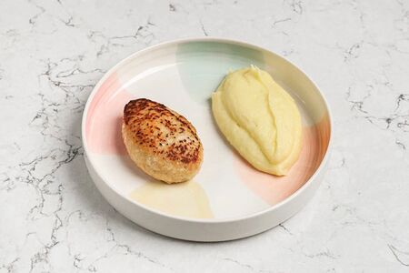 Куриная котлета с пюре