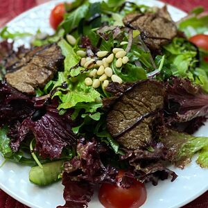 Руккола с говядиной