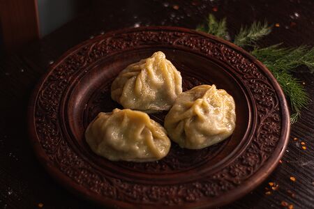 Манты с курицей