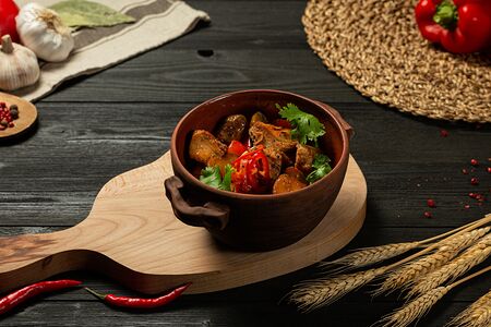 Жаркое из курицы с овощами