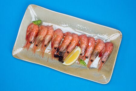 Пивные креветки отварные