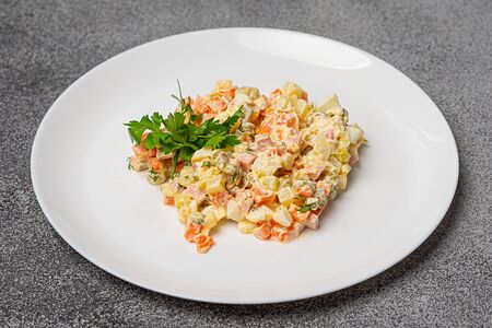 Оливье с Куриной ветчиной 