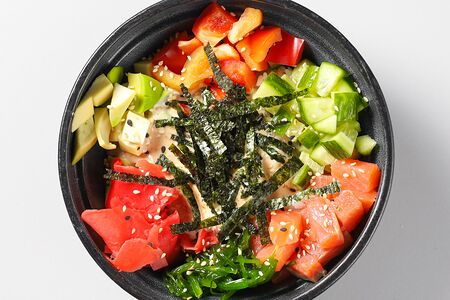 Поке с лососем