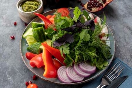 Овощная тарелка