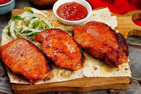 Стейк из cвинoй шеи