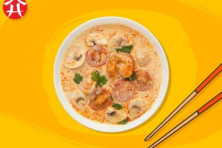 Том Ям с креветкой