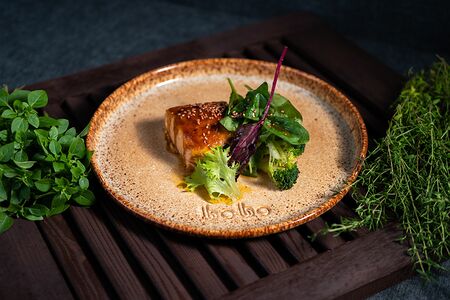 Лосось в сливочном соусе