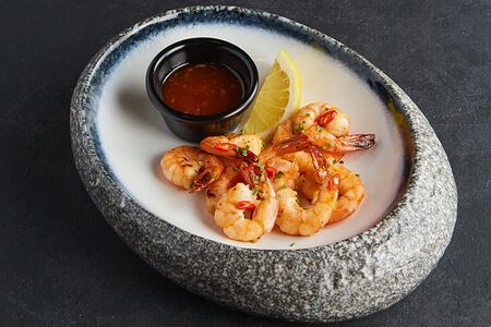 Креветки на гриле