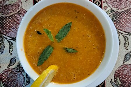 Суп-пюре из чечевицы