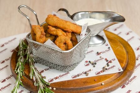 Кальмары в хрустящей панировке