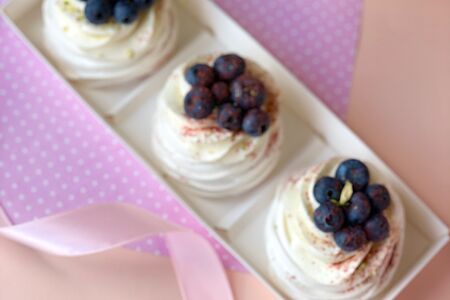 Пирожное Павлова с лимонным кремом 3 шт