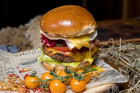 Английский бургер