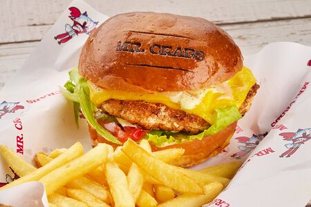 Крабсбургер с дымком