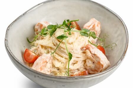 Паста с креветками