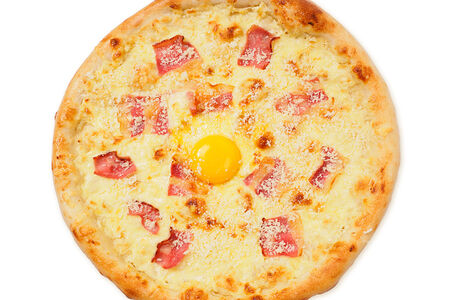 Пицца карбонара