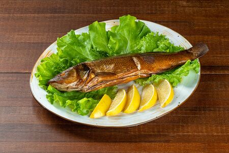 Сибас горячего копчения