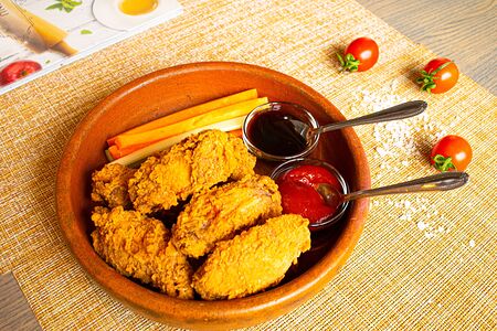 Хрустящие куриные крылья