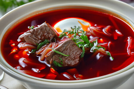 Борщ с говядиной