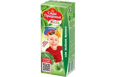 Сок Сады Придонья Зелёное Яблоко