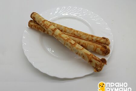 Вафельная Трубочка со сгущенкой